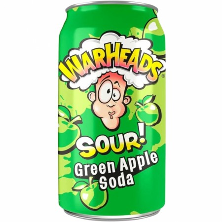 Warheads Green Apple 355ml
