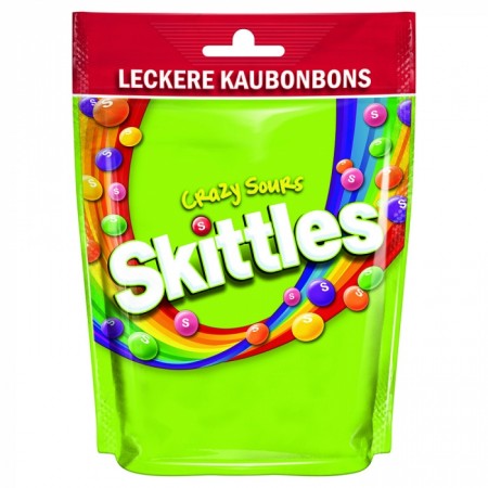 Skittles Crazy Sour Pouch 160g