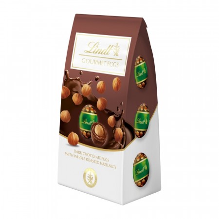 Lindt Hazelnut Dark Chocolate Mini Eggs 130g