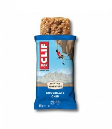 Clif Energy Bar Chocolate Chip 68g (15g Protein*)