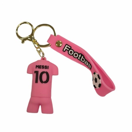 Nøkkelring Messi Rosa Drakt