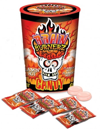 Brain Blasterz Super Flamin Hot Candy Tub 48g