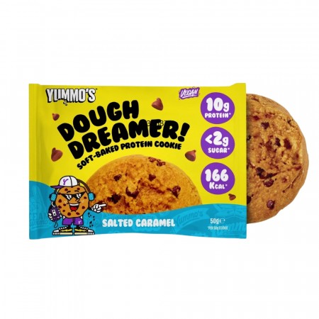Yummo's Dough Dreamer Salted Caramel Protein Cookie 50g