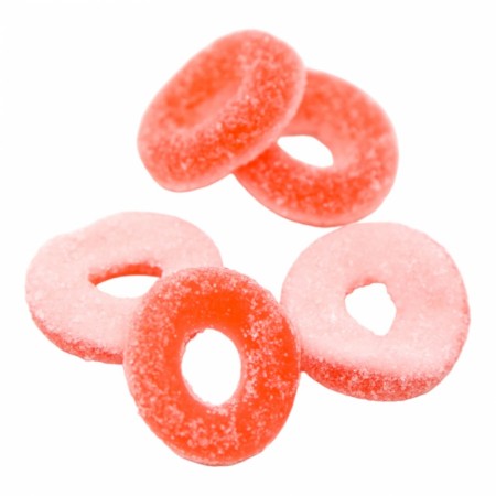 Fizzy Strawberry Rings 10g