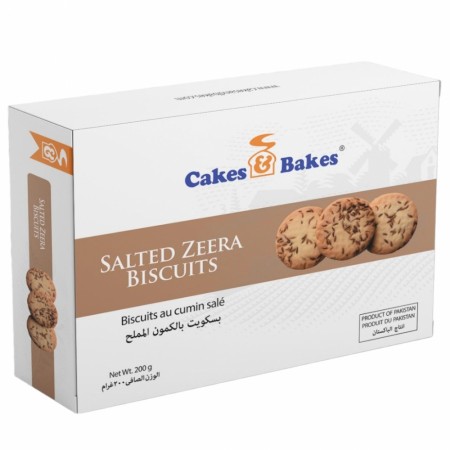 C&B Zeera Salted Biscuits 200g