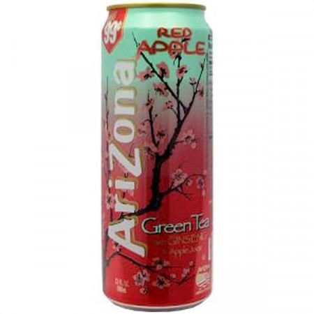 Arizona Tea Bi Red Apple Green 695ml