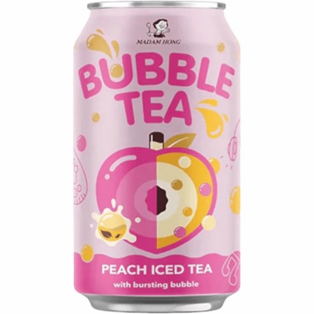 Madam Hong Bubble Tea Peach 320ml