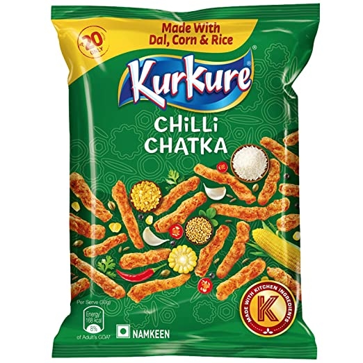 Opplev den intense smaken av Kurkure Chilli Chatka med hvert bit!
