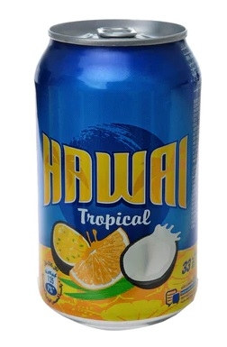 Hawai Tropical Lattina er en forfriskende kullsyreholdig drikke med en eksotisk smakskombinasjon som tar deg med til solfylte tropiske strender.
