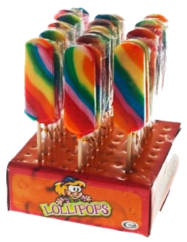 Opplev kjærlighet i hver bit med Long Pop Rainbow - en herlig og fargerik godbit på pinne. 